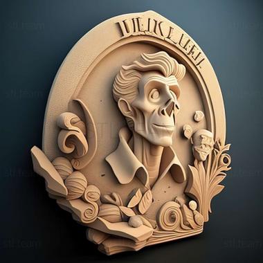 3D model Tales of Monkey Island game (STL)